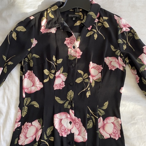 Floral Print Long Dress - Picture 3 of 6